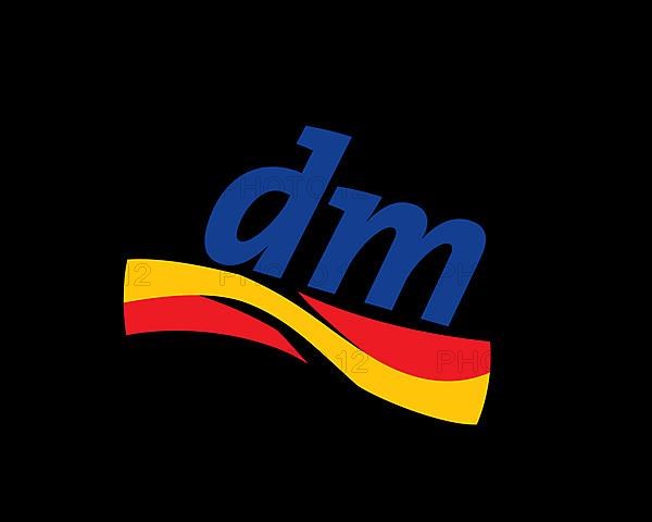 Dm drogerie markt, rotated logo