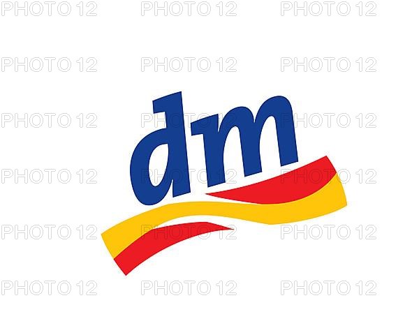 Dm drogerie markt, rotated logo