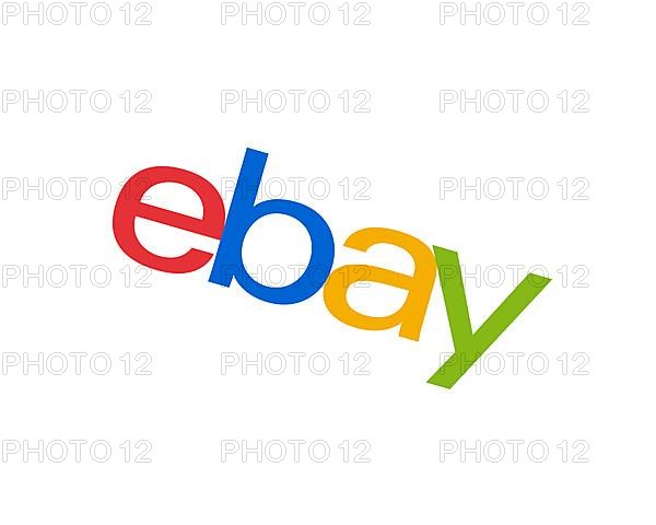 EBay, rotated logo