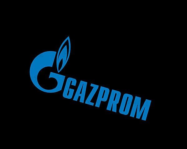 Gazprom, rotated logo