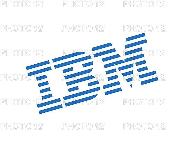 IBM, rotated logo