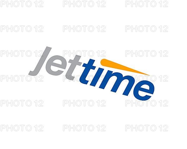Jet Time, rotated logo