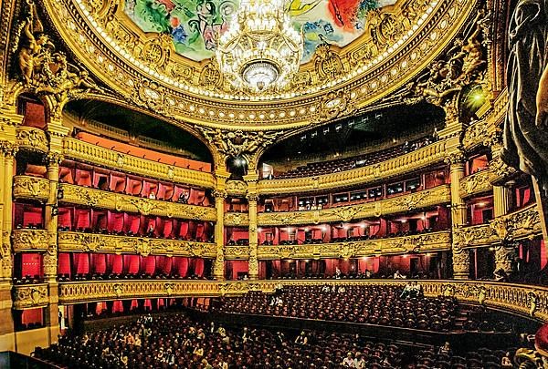 Auditorium, Hall in the Opera Garnier at the Palais Garnier