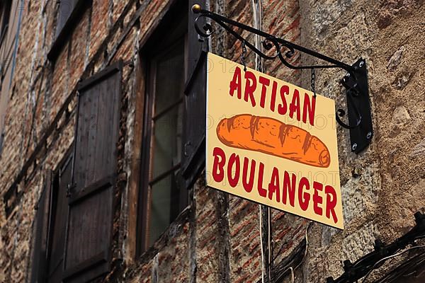 Bakery in Figeac, Lot department