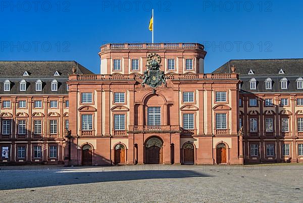 Main portal at the courtyard of honour of the Residenzschloss, Mannheim