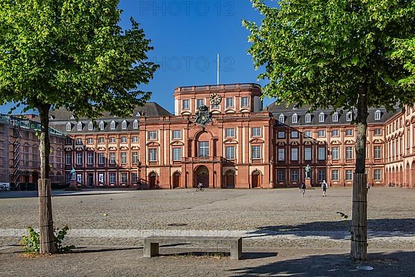 Court of Honour with main portal of the Residence Palace, Mannheim