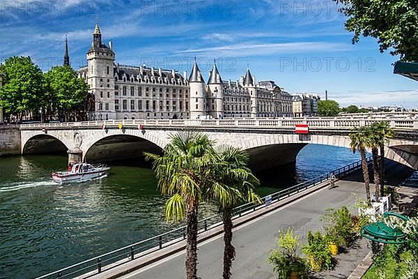 Conciergerie on the Ile de la Cite on the Seine, Paris