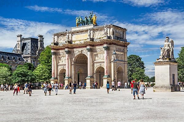 Arc de Triomphe du Carrousel at the Tuileries, Paris