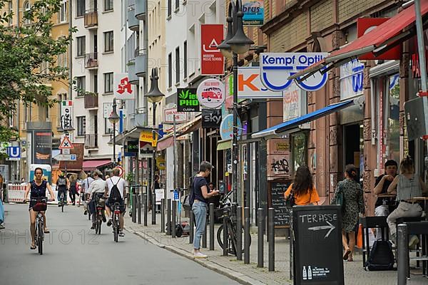 Street scene, passers-by