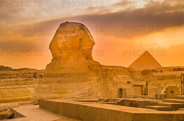 Great Sphinx, Pyramid of Khafre