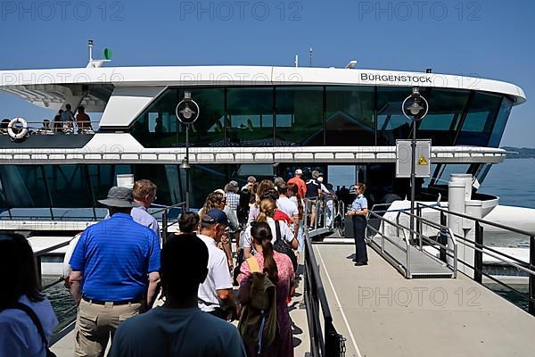 Catamaran Ferry Buergenstock, Switzerland