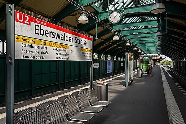 Eberswalder Strasse underground station, Hochbahn