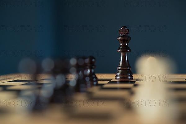 Chess set, wooden pieces