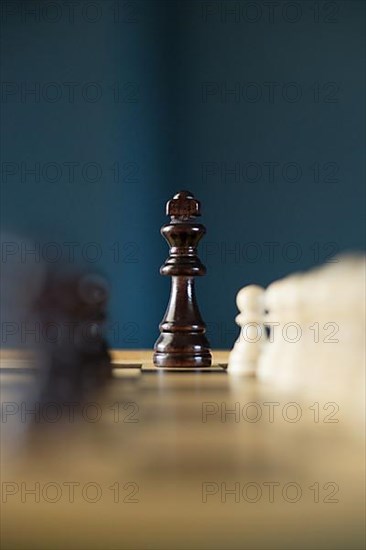 Chess set, wooden pieces