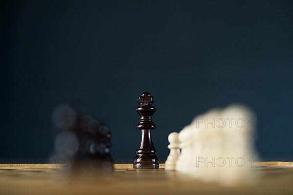 Chess set, wooden pieces