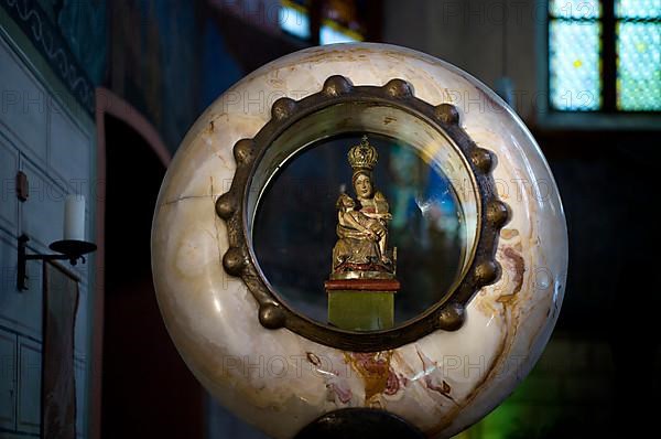 Grace image, grace image shrine in the monastery church