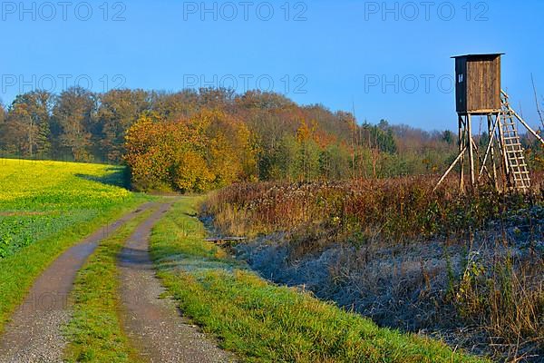 BW. Wuerttemberg Autumn landscape