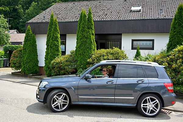 Girl 17 years old with mother in car as supervisor