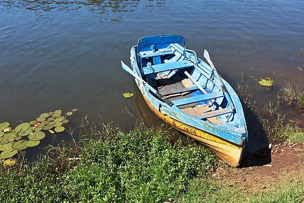 Boat in lake. Kodaikanal