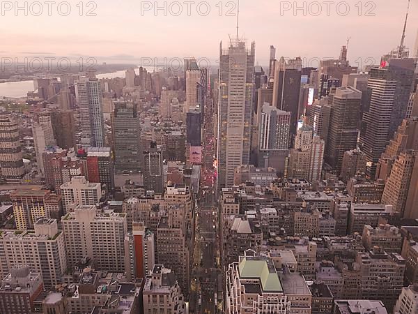 Aerial View in the heart of Manhattan