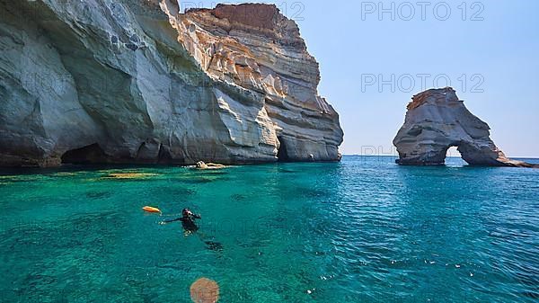 Divers in the water