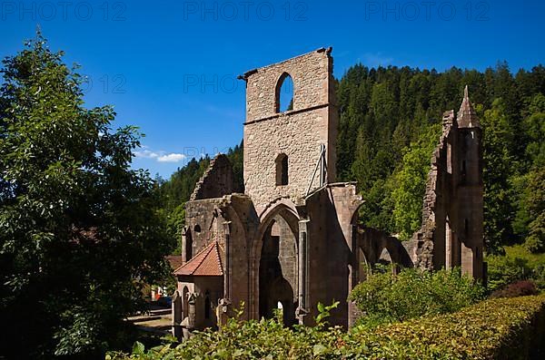 All Saints Monastery Ruins in the Black Forest National Park