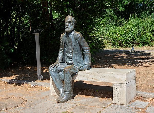 Ernst Abbe Bronze Statue by Klaus-Dieter Locke