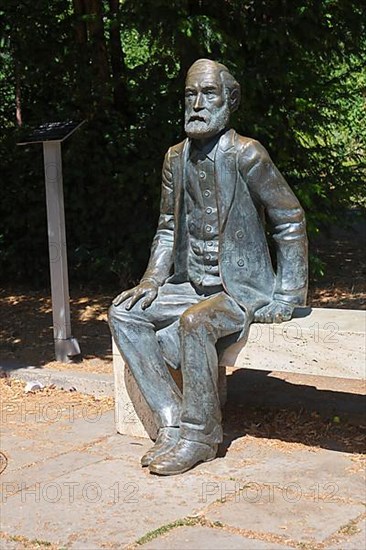 Ernst Abbe Bronze Statue by Klaus-Dieter Locke