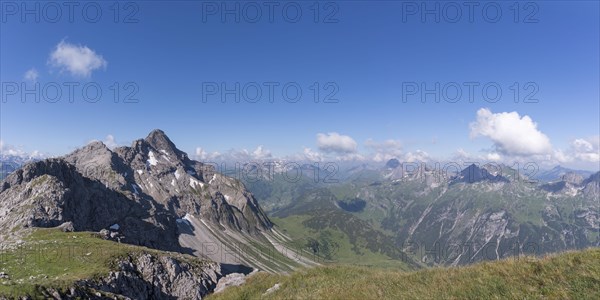 Mountain panorama from Hochrappenkopf