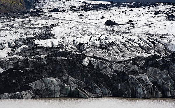 Southern end of the glacier Myrdalsjoekull near Skogar