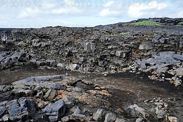 Rift between the Eurasian and North American continental plates