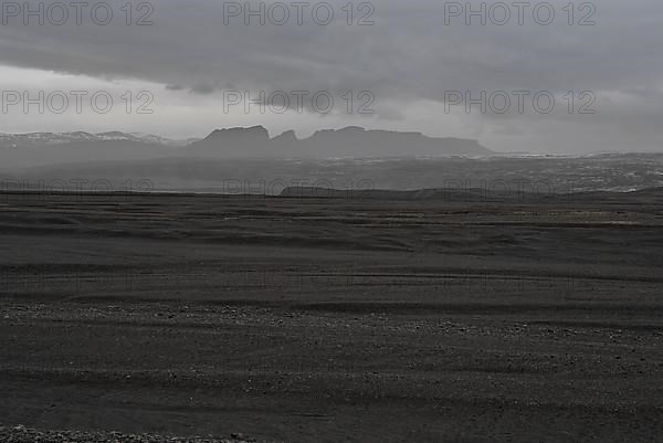 The black outwash plain Myrdalssandur near Vik