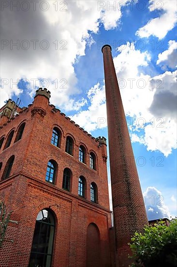 Old south house of the Loewenbrauerei in Schwaebisch Hall. Schwaebisch Hall