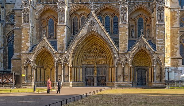 Entrance Westminster Abbey London England