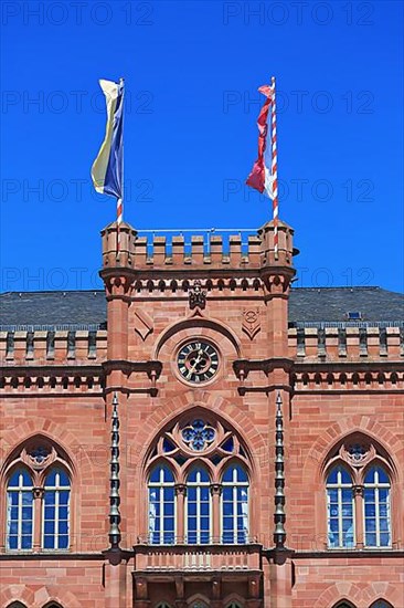 Old historic town hall in Tauberbischofsheim