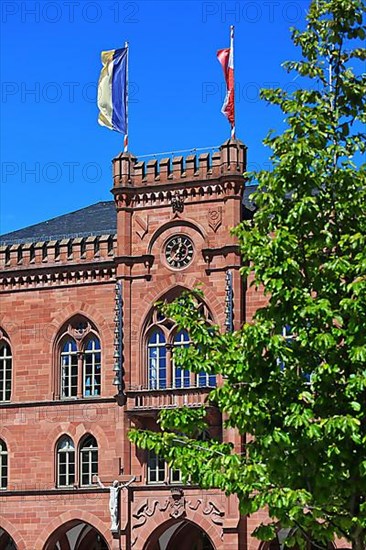 Old historic town hall in Tauberbischofsheim