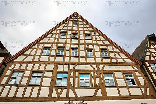Historic half-timbered house in Schwabach. Schwabach