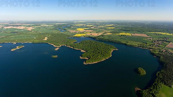 Carwitzer See with Conower Werder peninsula