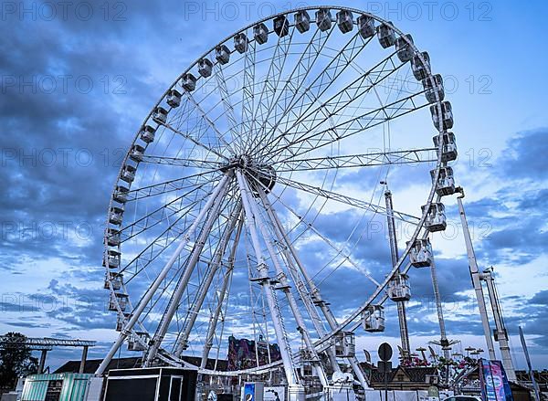 Empty Ferris wheel in Szczecin