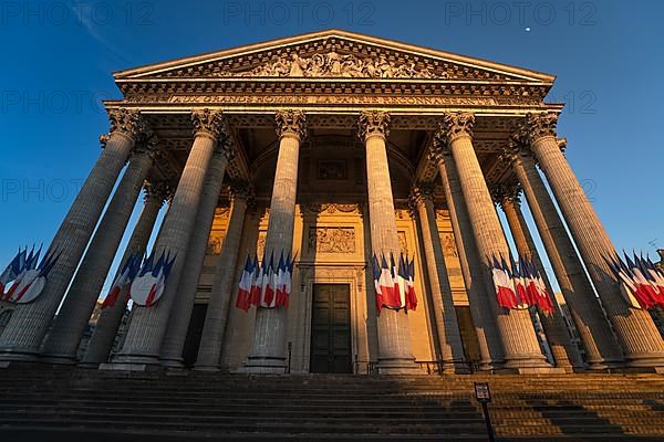 Entrance of the Pantheon in the evening light