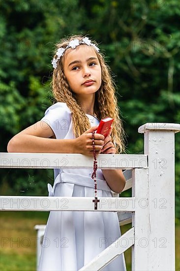 First Holy Communion of Little Girl