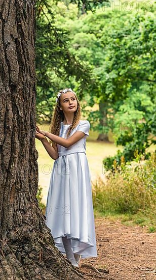 First Holy Communion of Little Girl