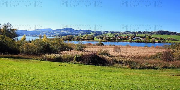 The Niedersonthofer See is a popular destination. Waltenhofen