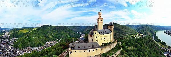 Marksburg a castle in Braubach on the Rhine