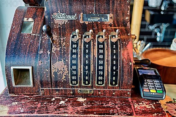 Old cash register
