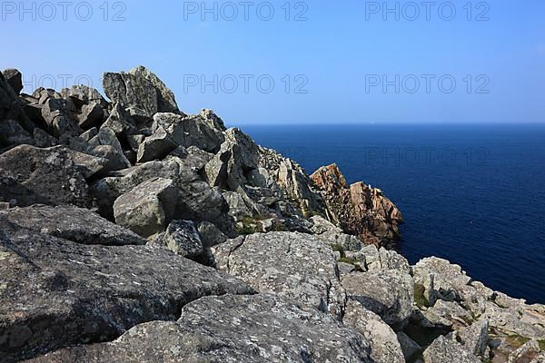 Rocky coast at Pointe du Raz