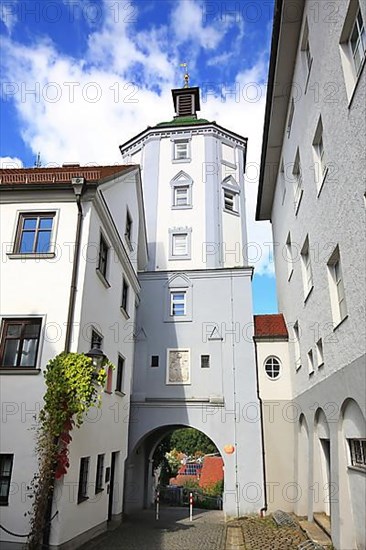 The Kuh Tor in the centre of Guenzburg. Guenzburg