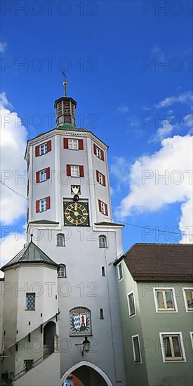 Lower gate in the centre of Guenzburg. Guenzburg