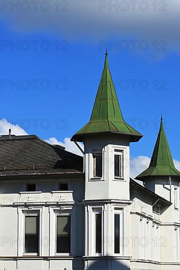 Turret in the town centre of Guenzburg. Guenzburg