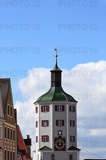 Lower gate in the centre of Guenzburg. Guenzburg